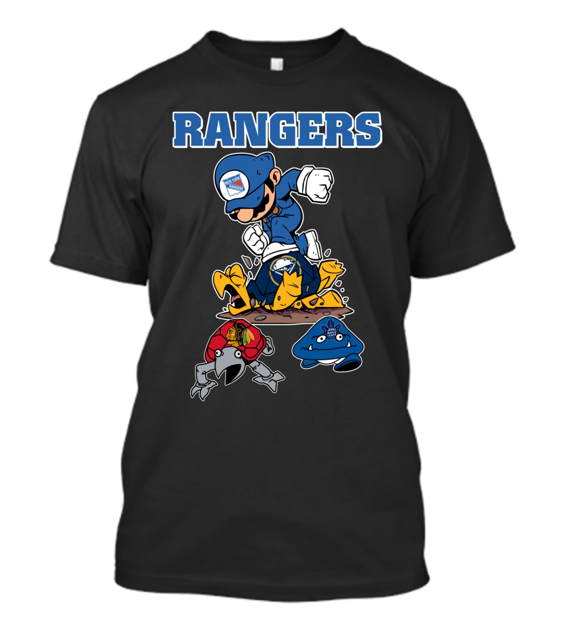 Rangers Hockey Hero Triumphs Over Rivals T-Shirt