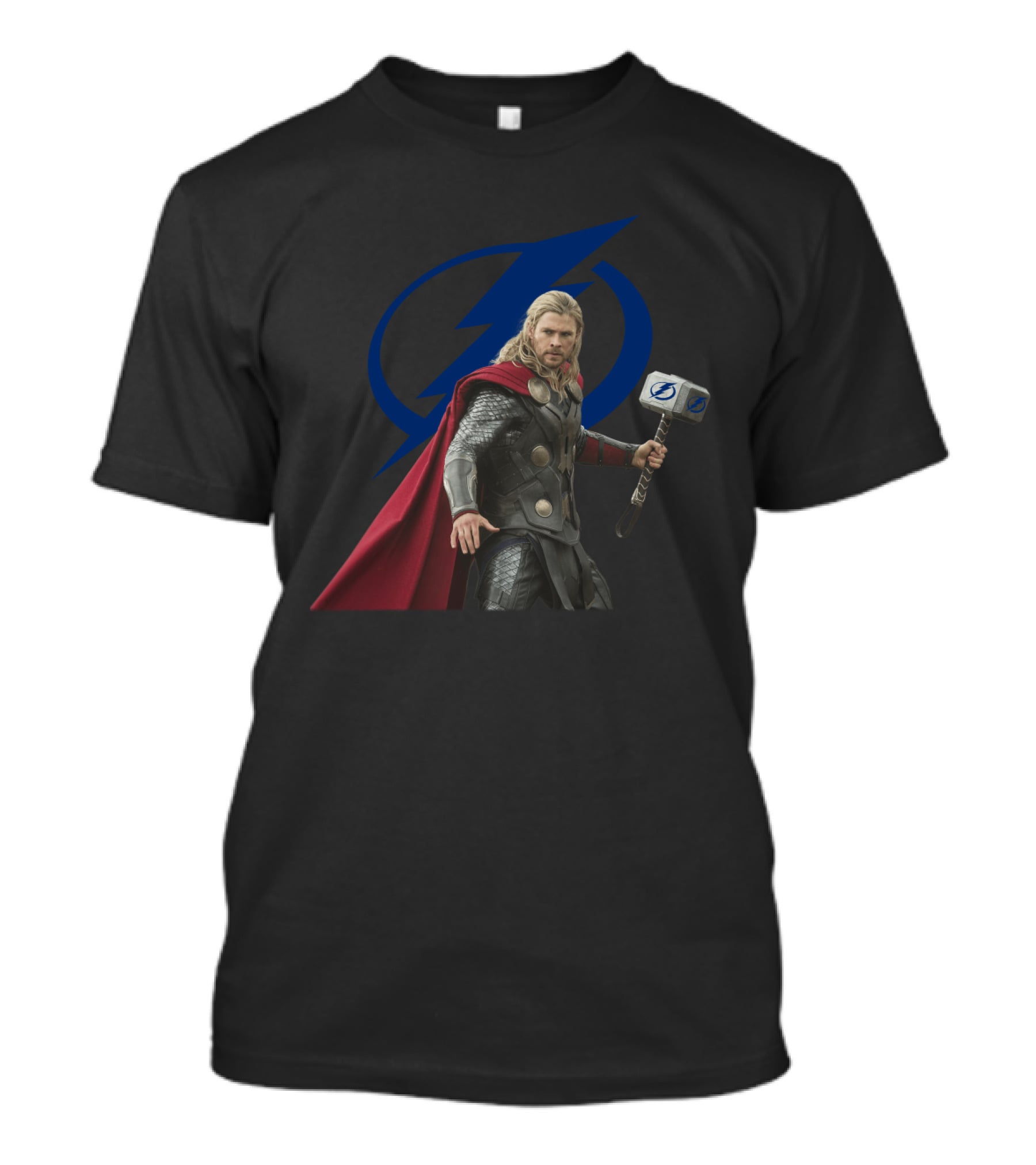 Tampa Bay Lightning Thor Hammer Fusion T-Shirt
