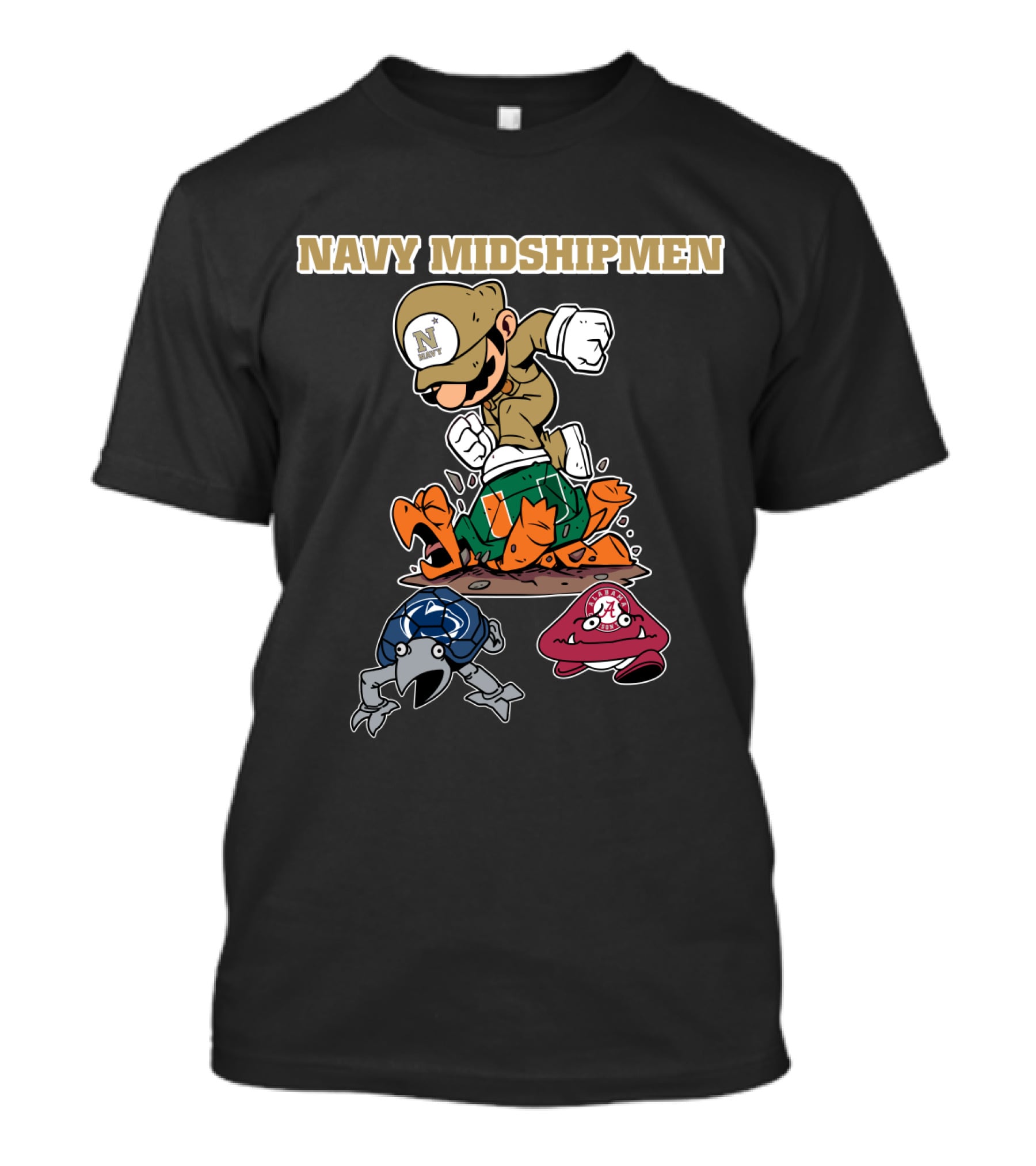 Navy Midshipmen Football Beat Army Alabama Bowl T-Shirt