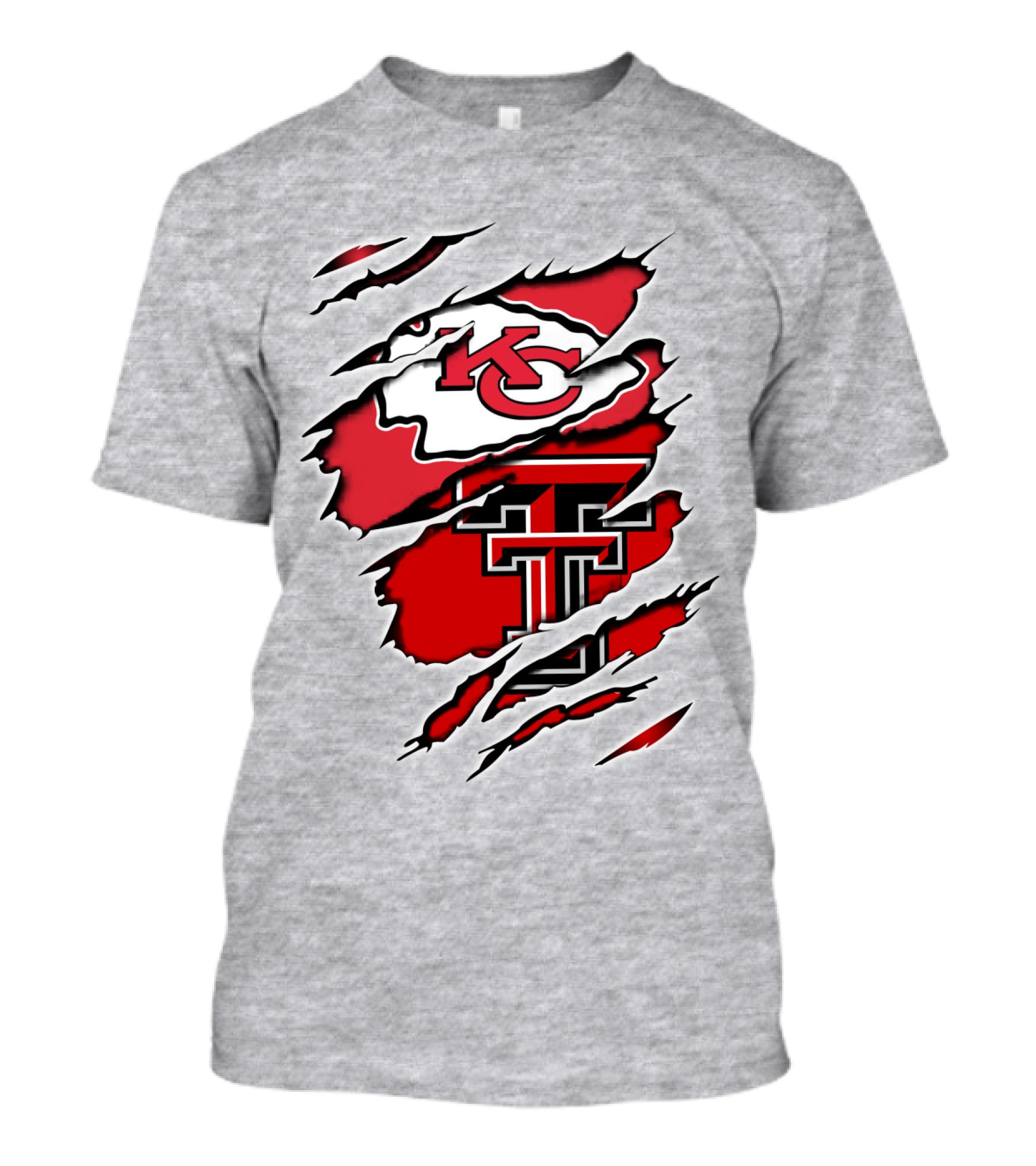Kansas City Chiefs Texas Tech University Red Raiders Chiefs Texas T-Shirt