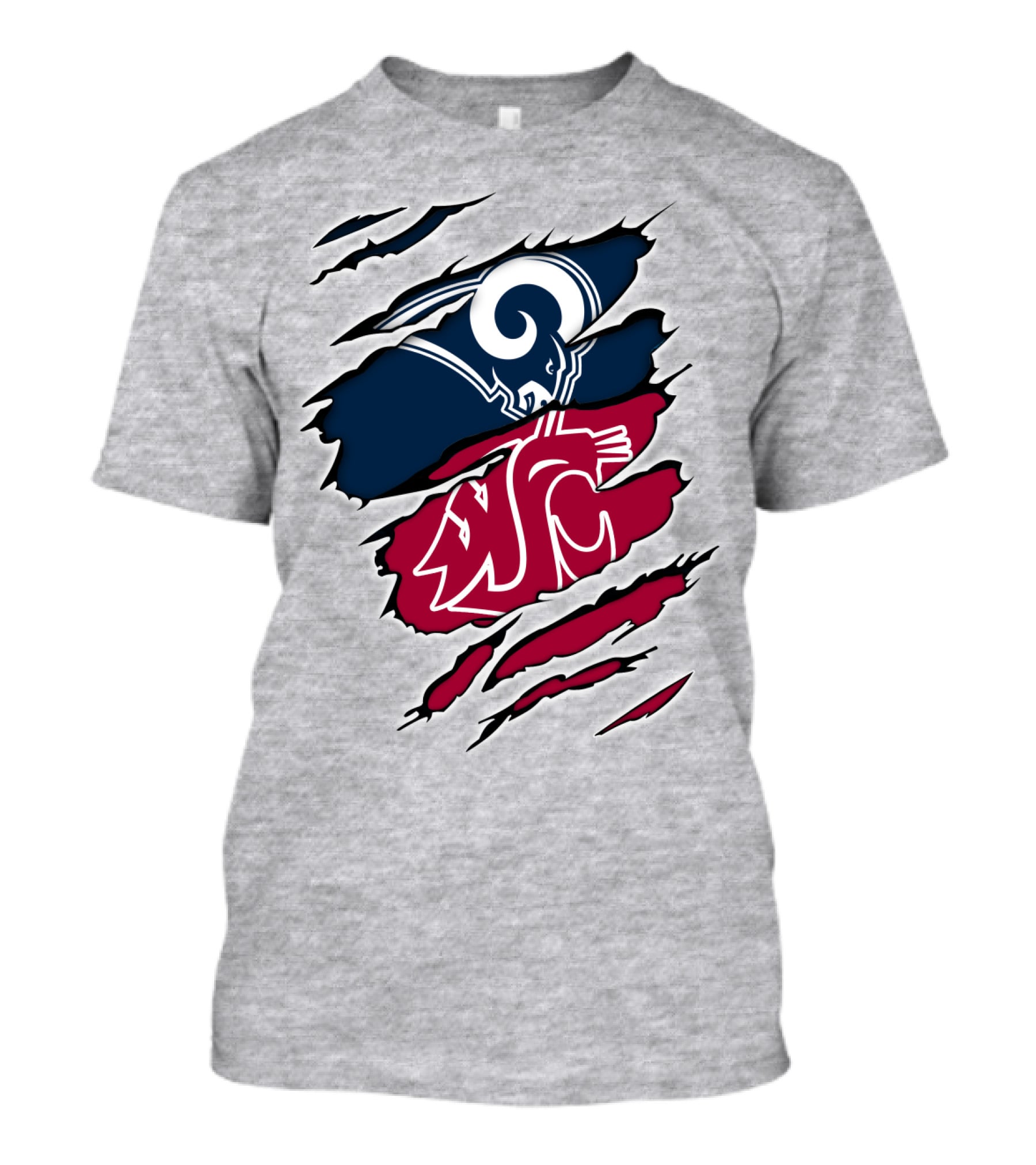 Los Angeles Rams Washington State Cougars Tear Away T-Shirt
