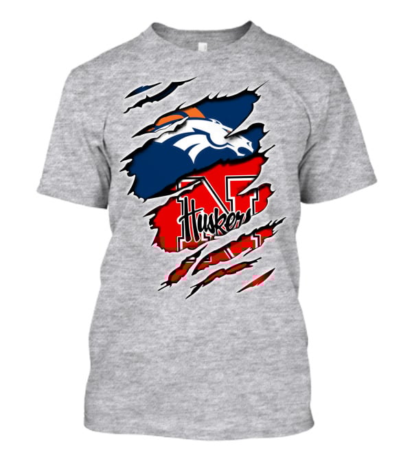 Broncos Huskers Broncos Huskers T-Shirt