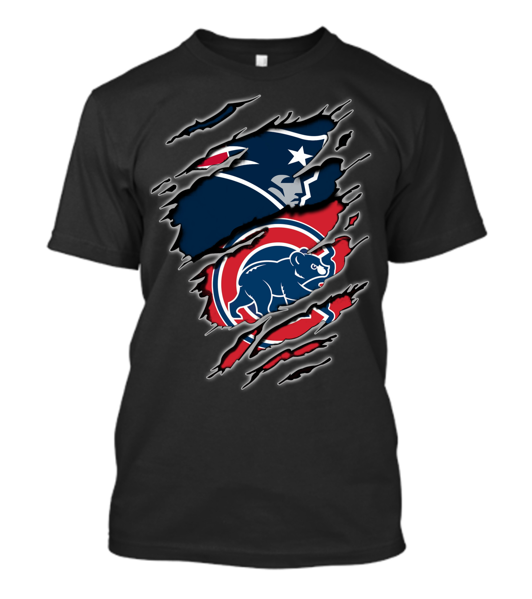Patriots Cubs Dual Team Spirit Combination T-Shirt