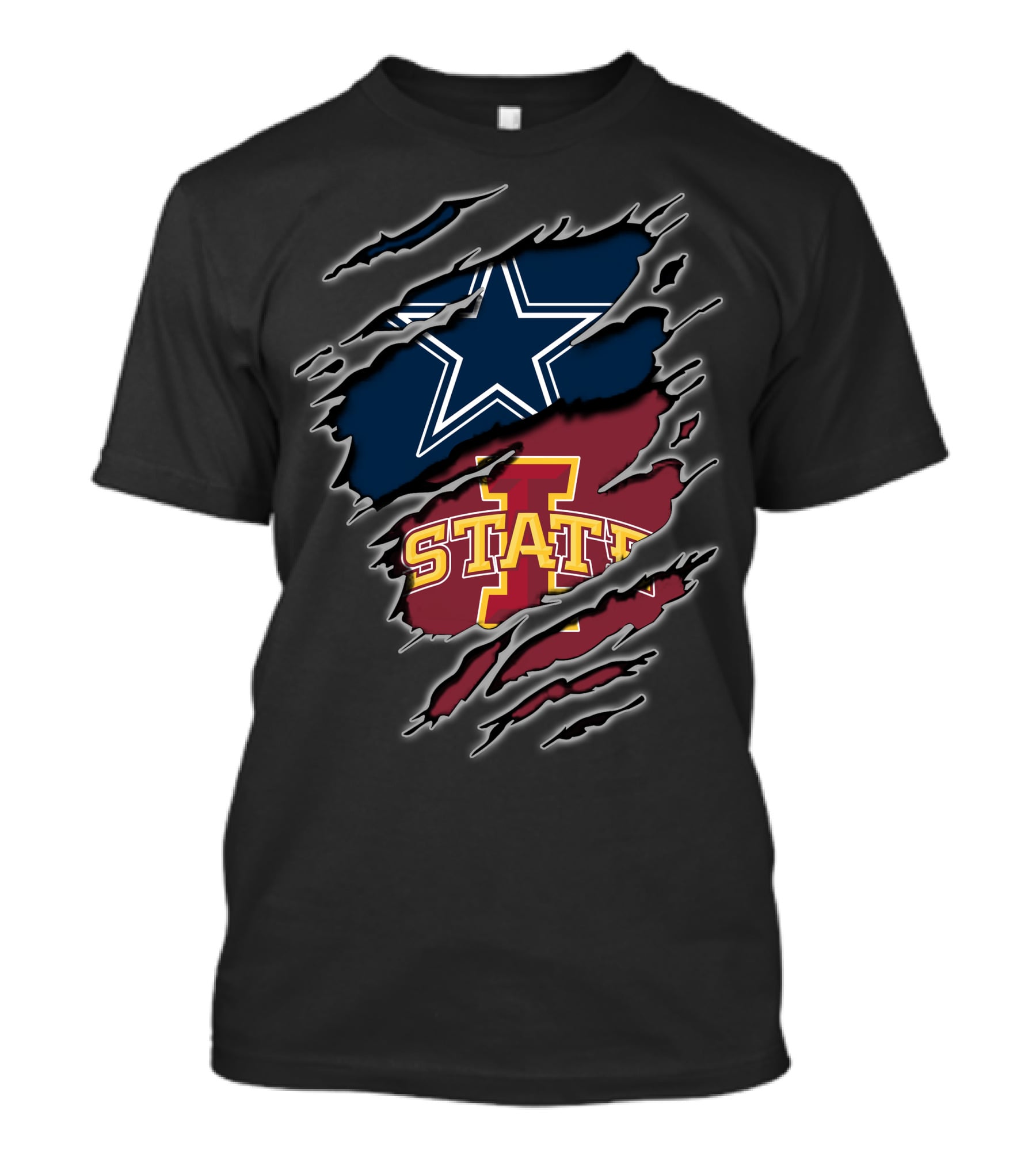 Iowa State Cowboys Star Logo Texas Football T-Shirt