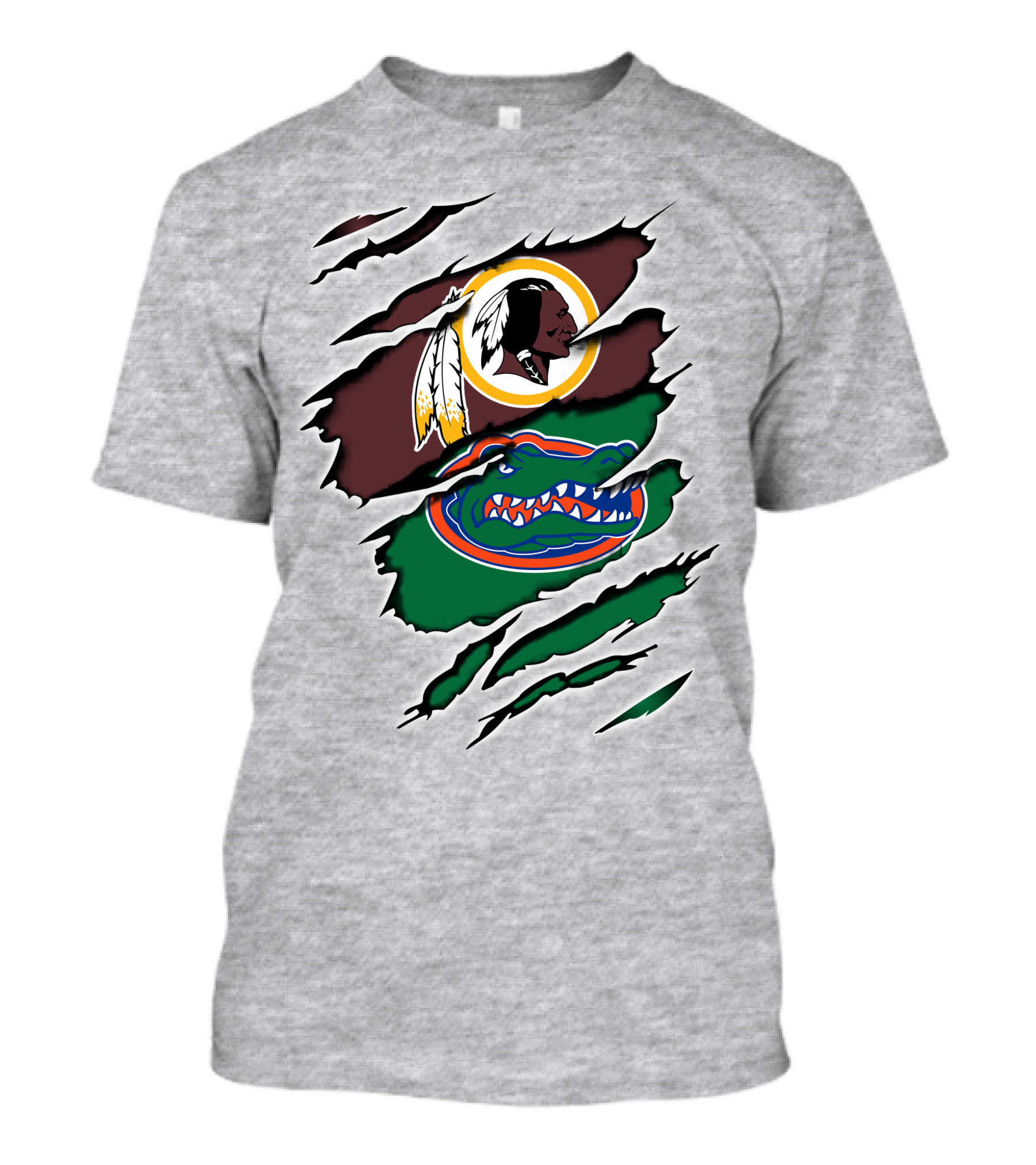 Washington Football Team Florida Gators Logo Mashup T-Shirt