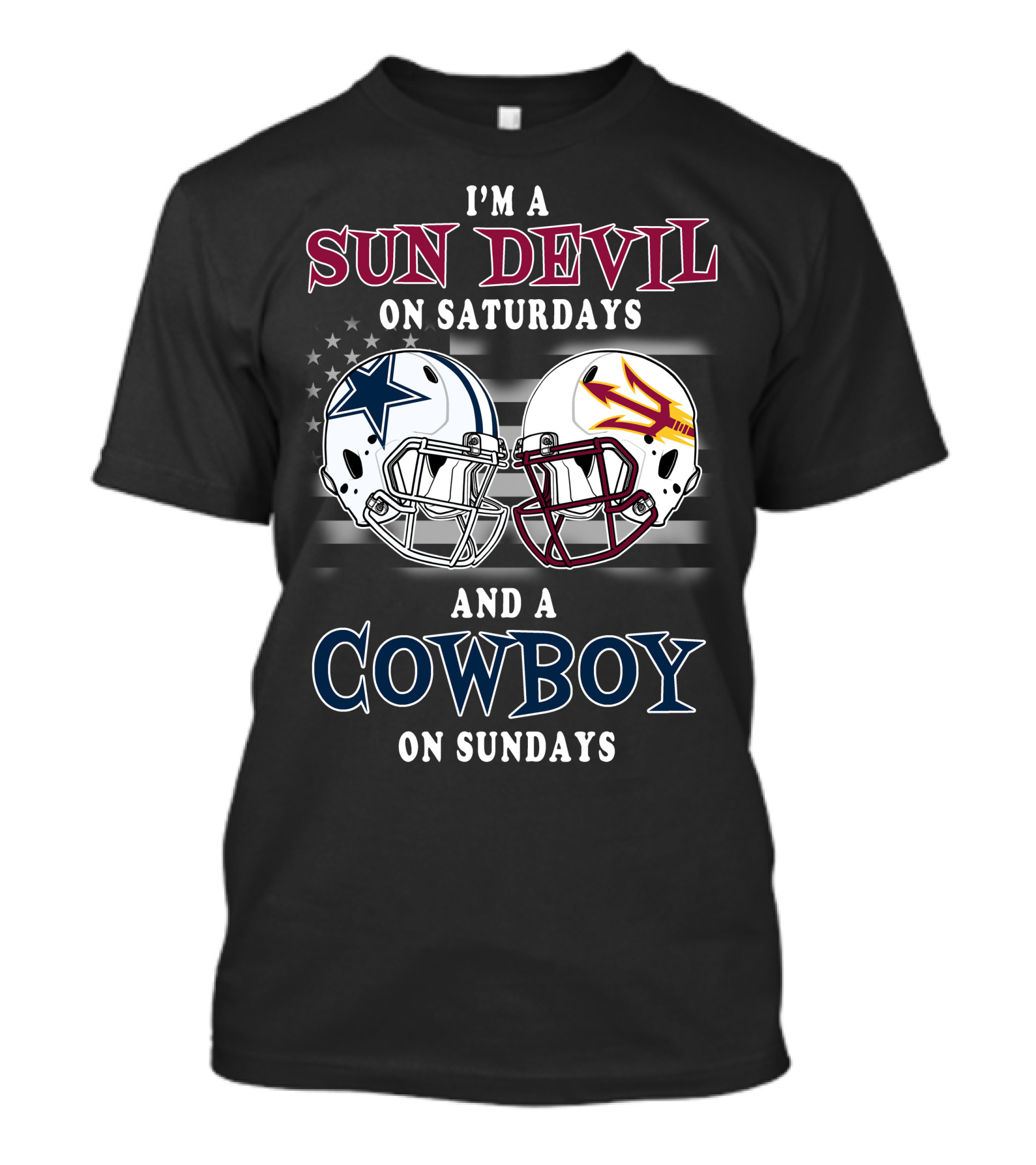 I'm A Sun Devil On Saturdays And A Cowboy On Sundays T-Shirt