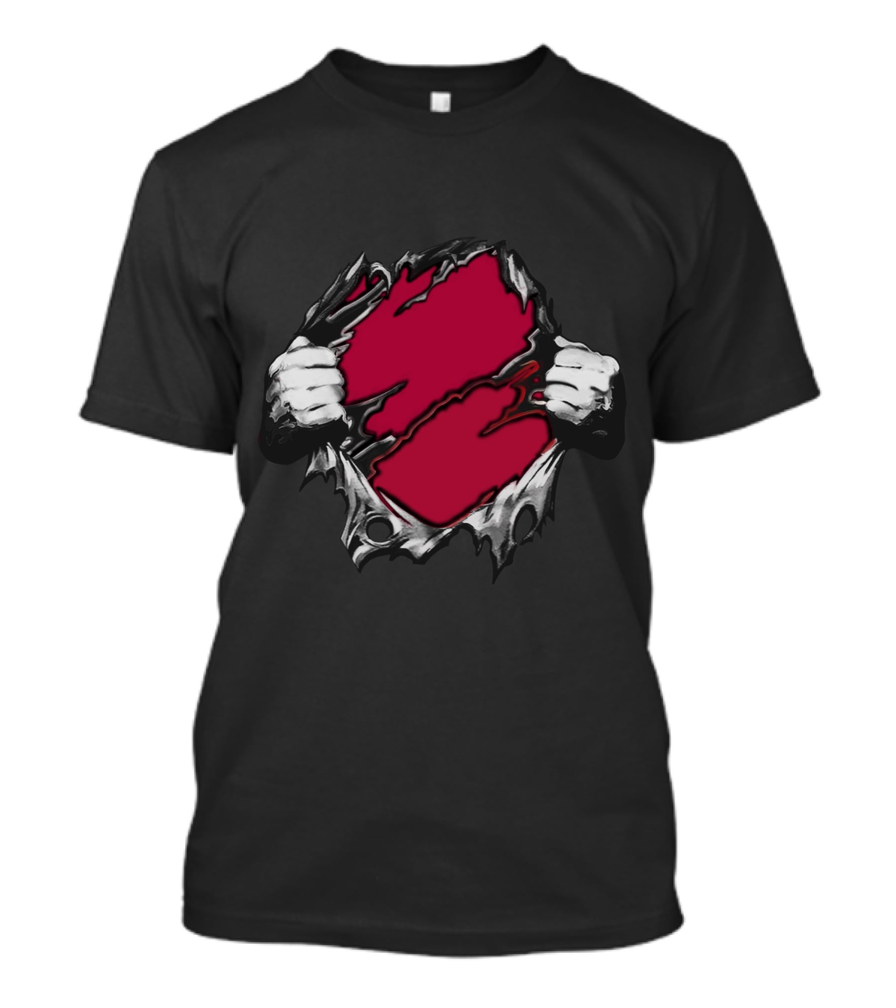 Bama Mississippi Torn Fabric T-Shirt