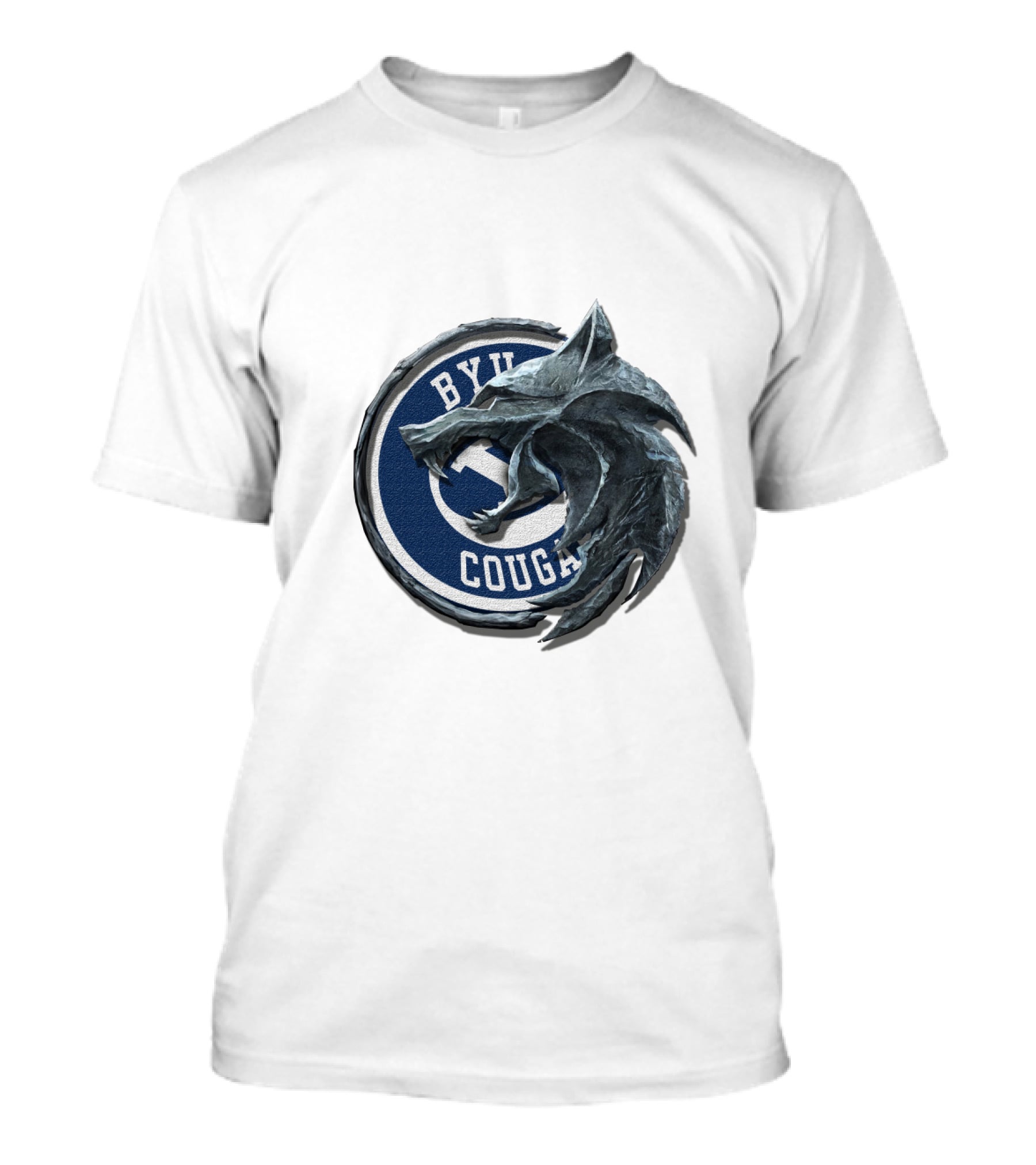 Byu Cougars Wolf Overlay Cht1Twnc2003 T-Shirt