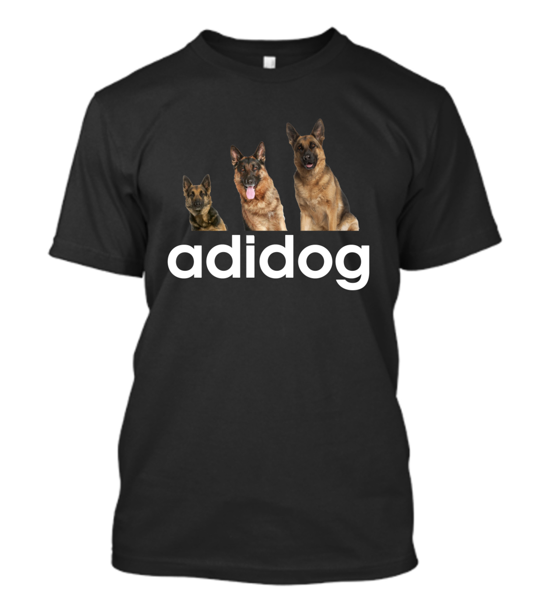 Adidog German Shepherd Trio T-Shirt