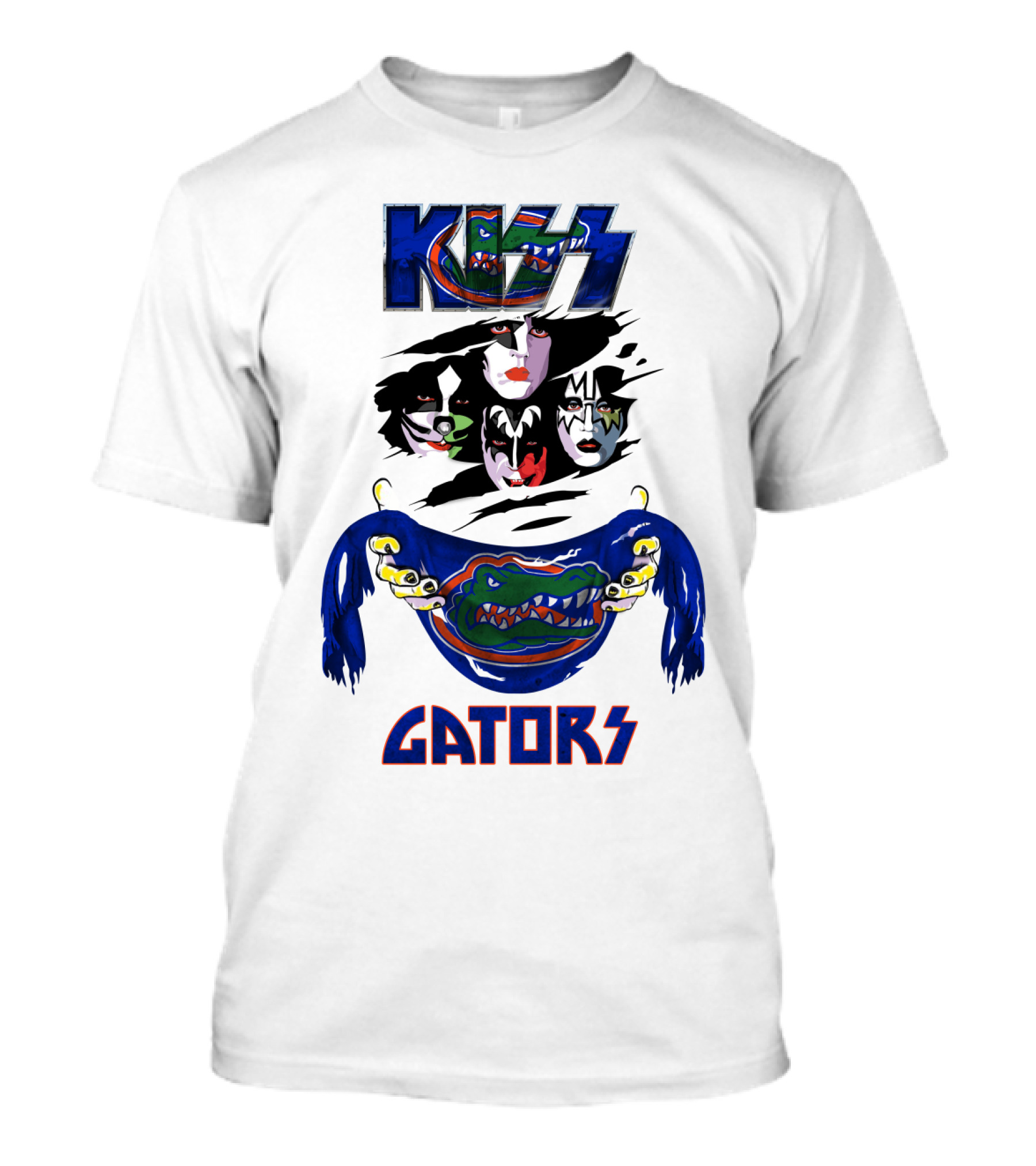KISS Florida Gators Band Crossover T-Shirt