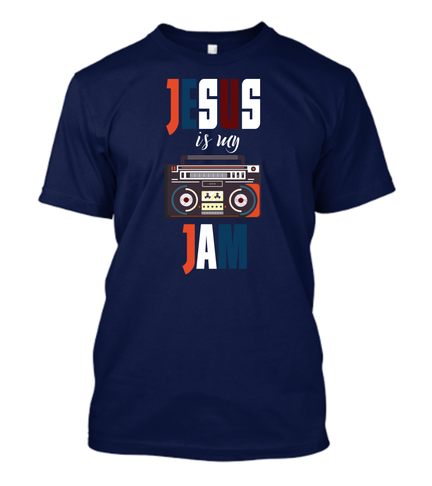 Jesus Is My Jam Boombox T-Shirt