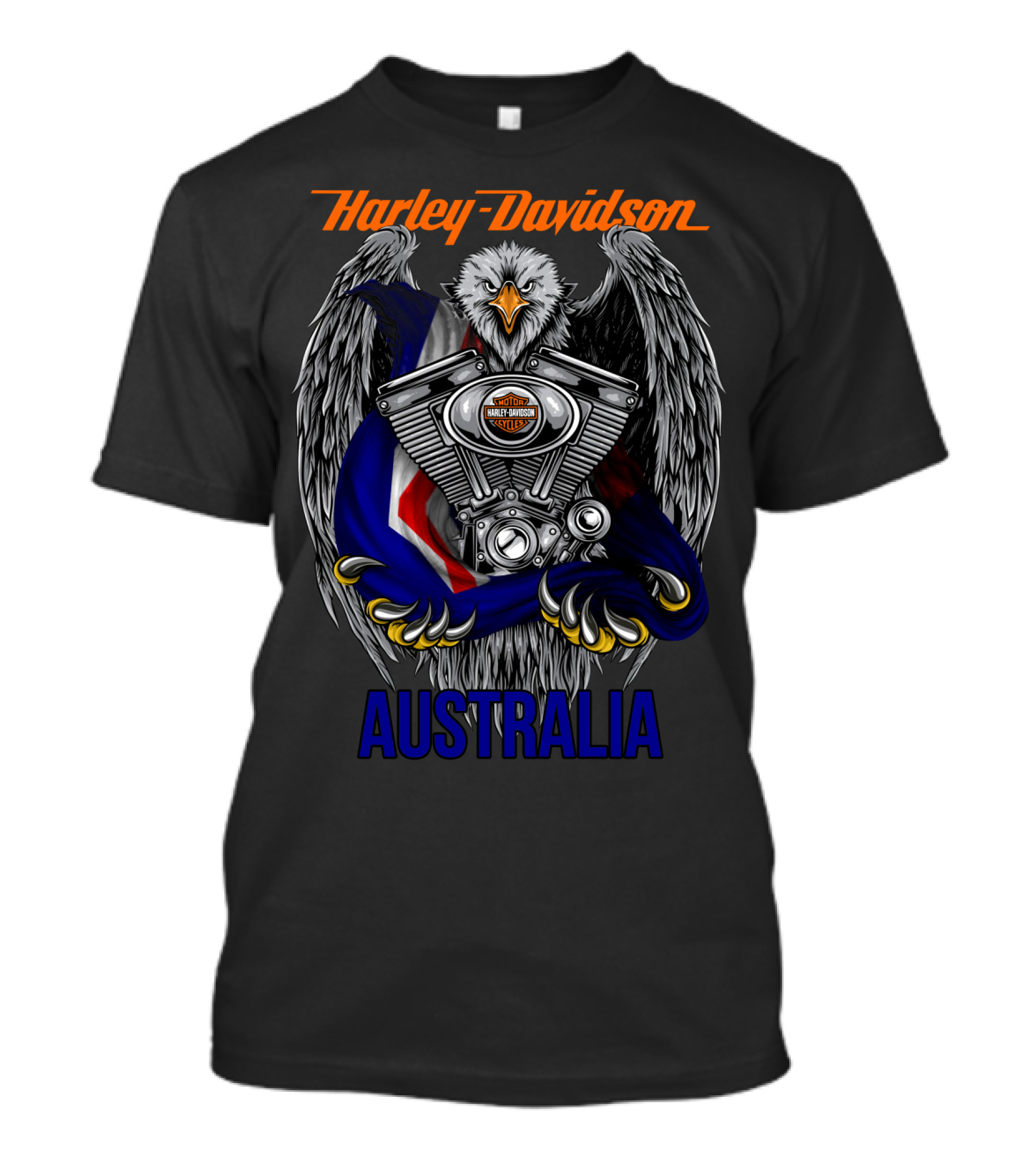 Harley Davidson Australia Eagle Engine T-Shirt