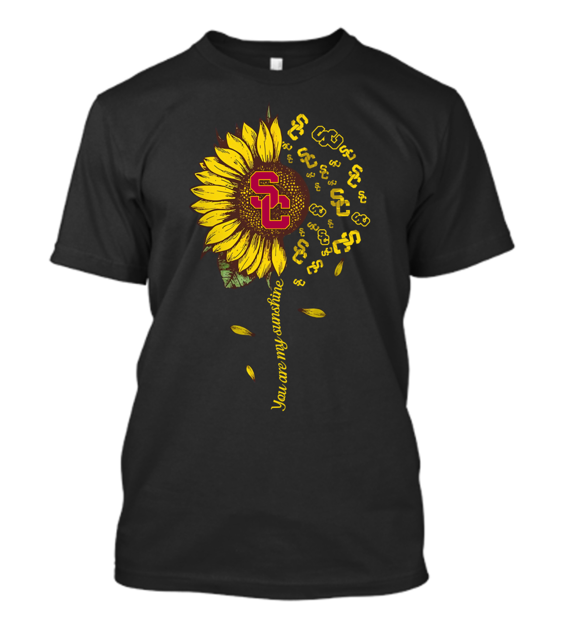 Ncaa2 Usc Sunflower Sc Logos You Are My Sunshine T-Shirt