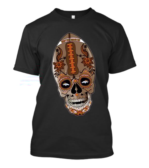 Denver Broncos Sugar Skull 97 01 Db T-Shirt