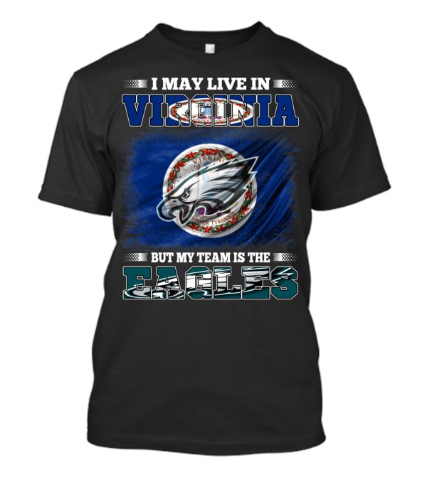 Virginia Pride With Eagles Loyalty T-Shirt