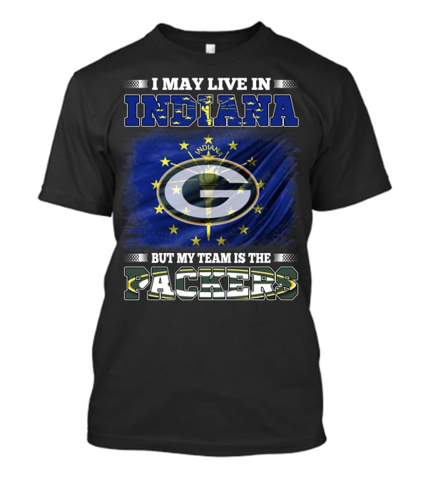 Indiana Fan Rooting For Packers Football Team Loyalty T-Shirt