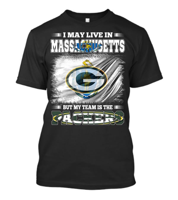 Massachusetts Resident Loyal To Packers Team T-Shirt