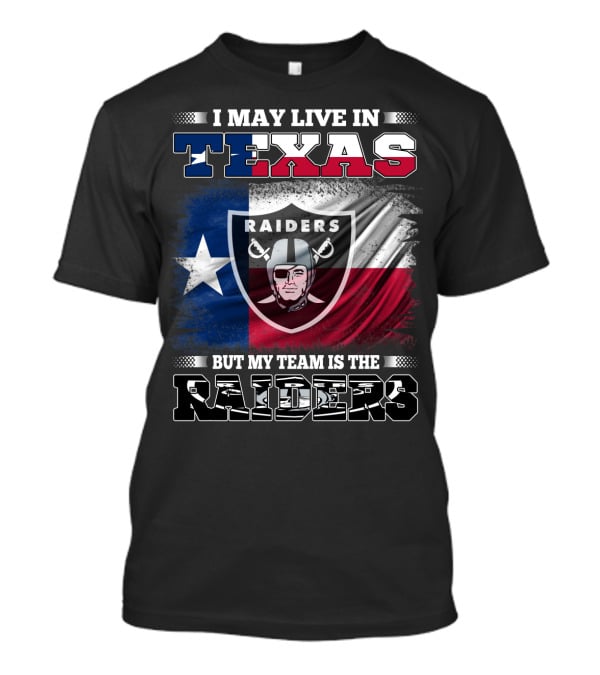 Texas Pride NFL Fans: Raiders Team Loyalty T-Shirt