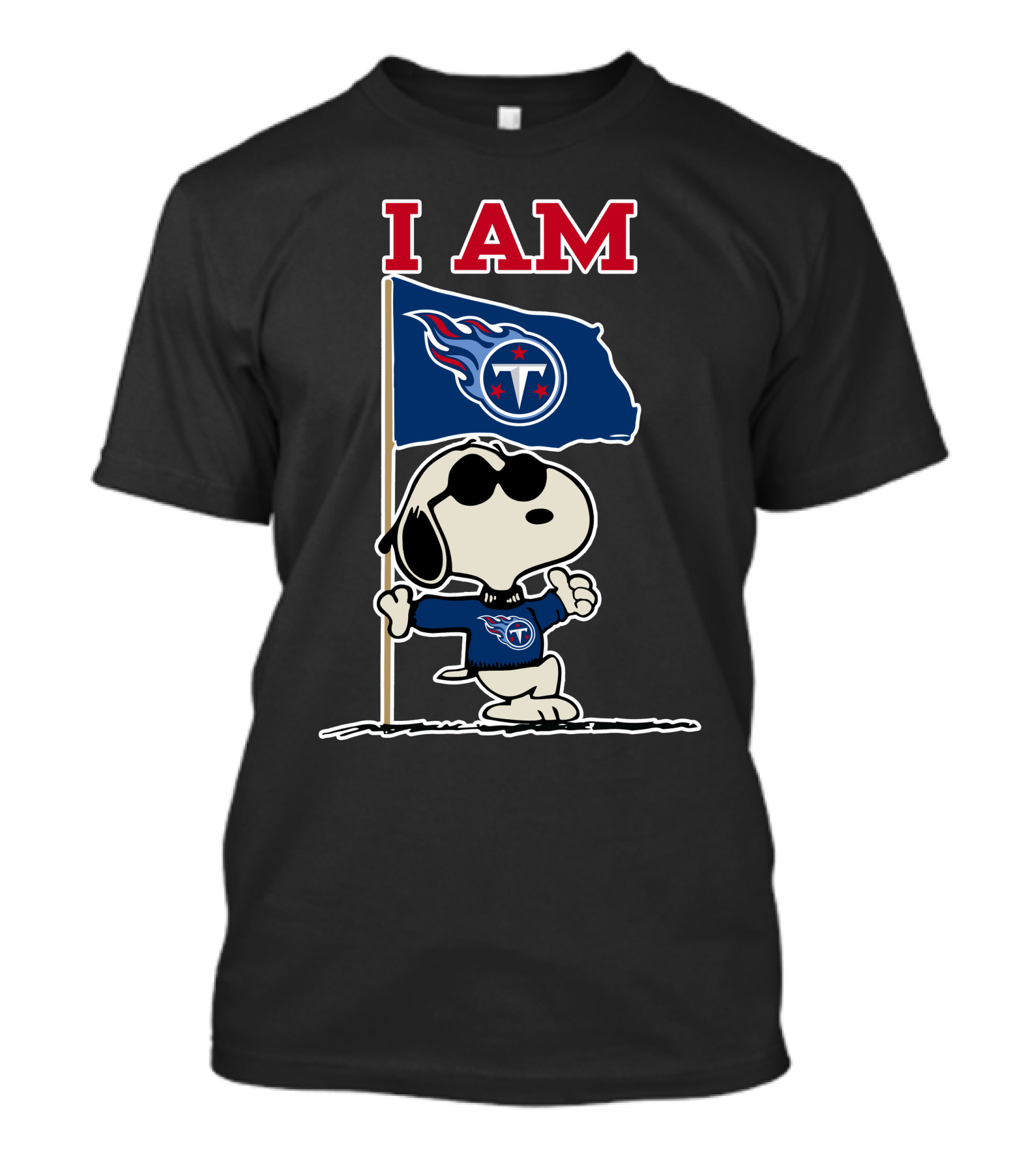 I Am Tennessee Titans Snoopy T-Shirt