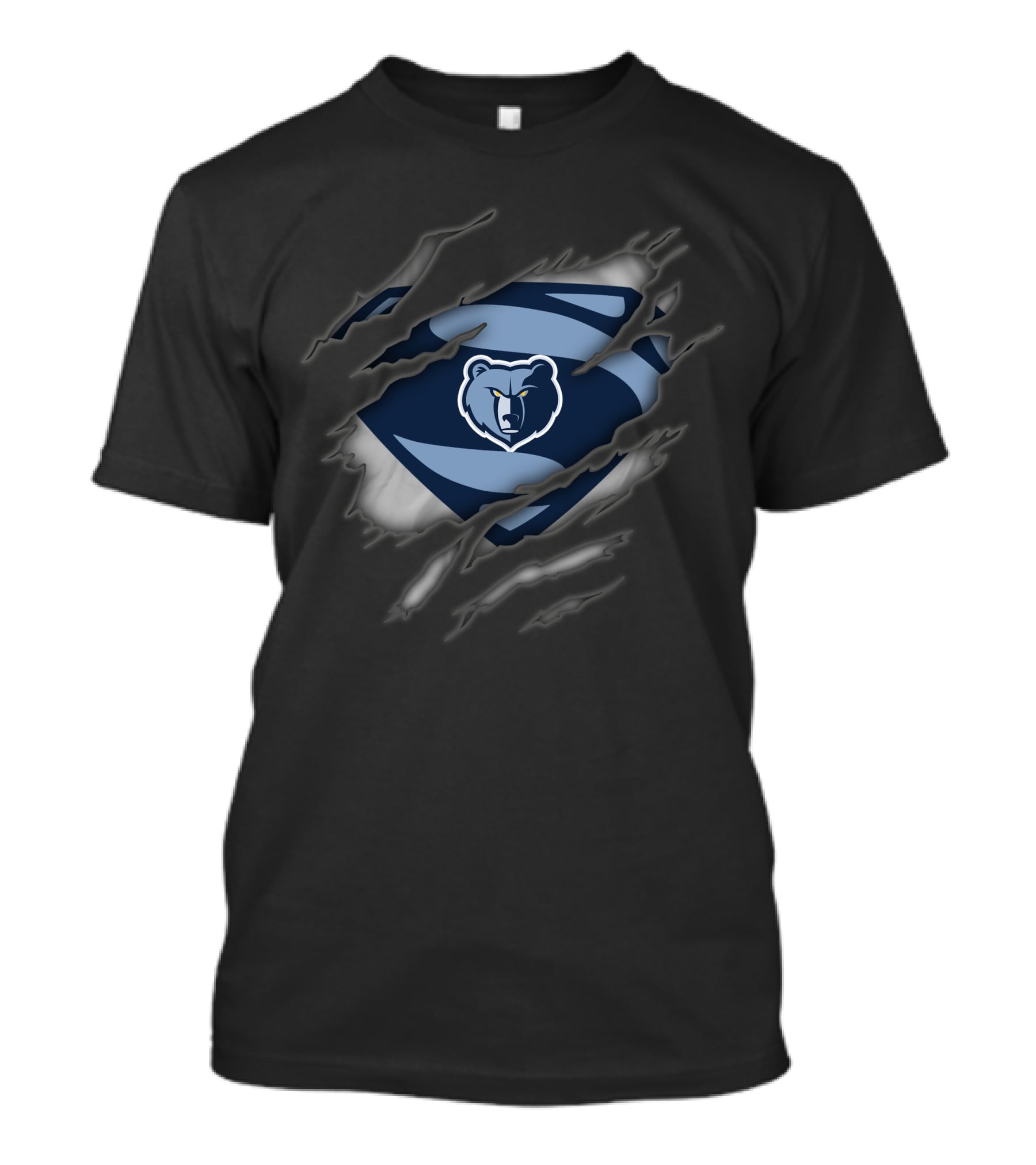 Memphis Grizzlies Logo Superhero Blend T-Shirt