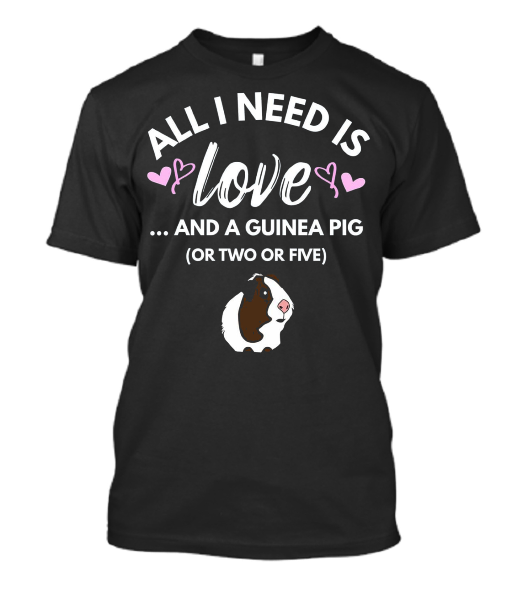 ALL I NEED IS LOVE AND A GUINEA PIG OR TWO OR FIVE T-Shirt