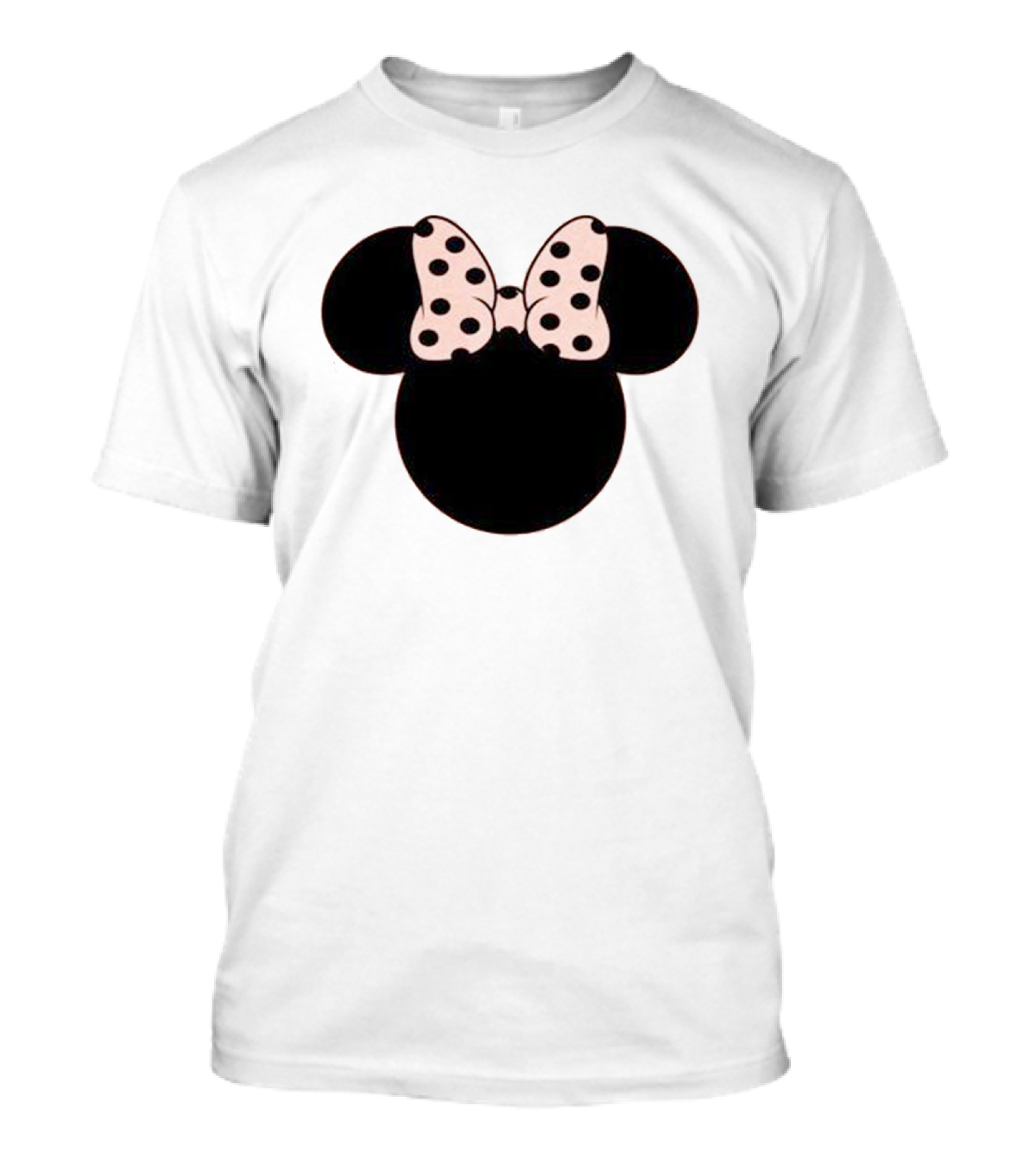 Minnie Mouse Polka Dot Bow Disney Women's Kid's T-Shirt