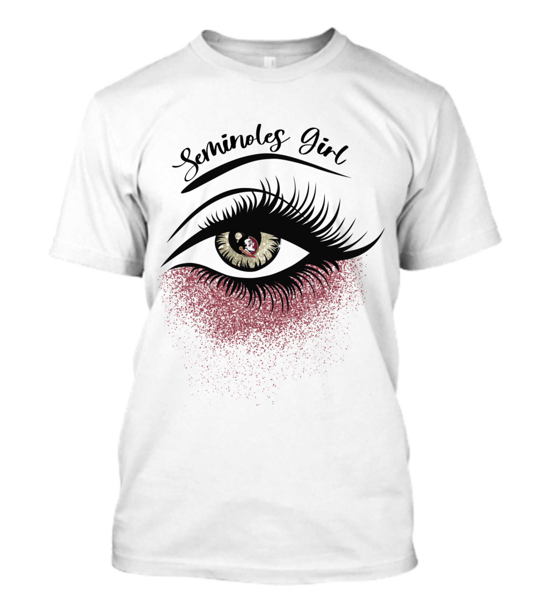 Seminoles Girl Florida State University Eye T-Shirt