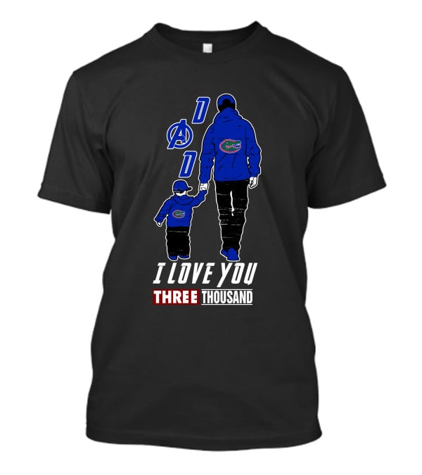 Dad Florida Gators I Love You Three Thousand Boy T-Shirt