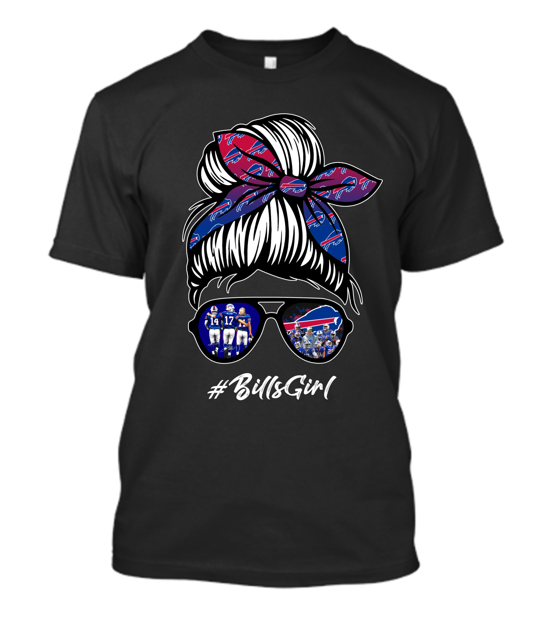 Buffalo Bills Girl #BillsGirl Football Fan Spirit T-Shirt