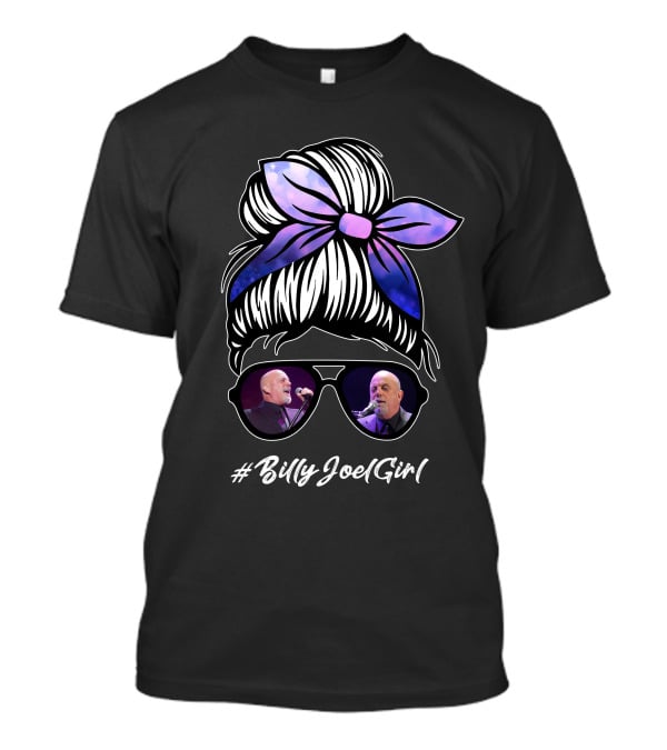 BillyJoelGirl Sunglasses Hair Bow T-Shirt