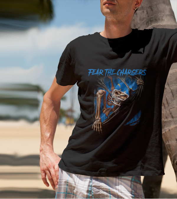 Fear The Chargers Los Angeles Chargers 515NFL L1MTH T-Shirt
