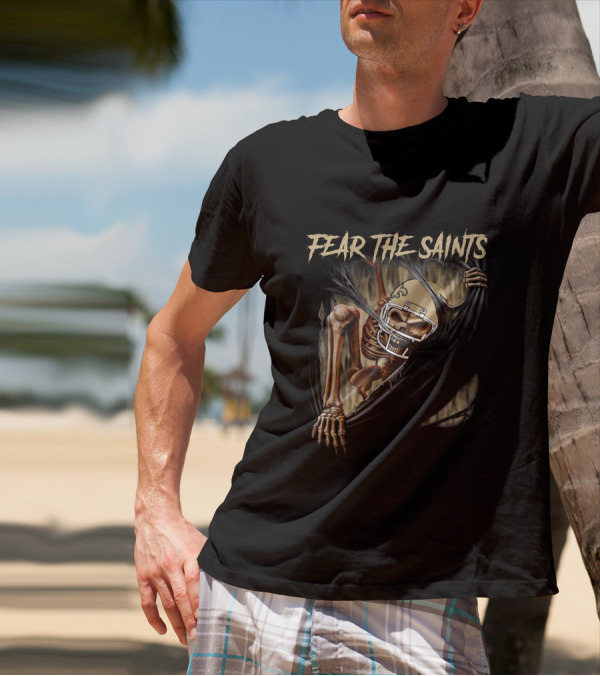 Fear The Saints New Orleans 515NFL L1MTH T-Shirt