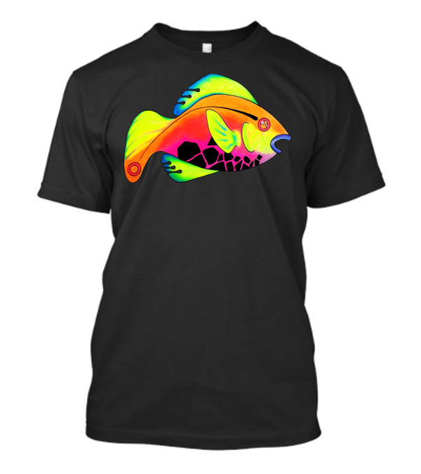 Colorful Abstract Tropical Fishy T-Shirt