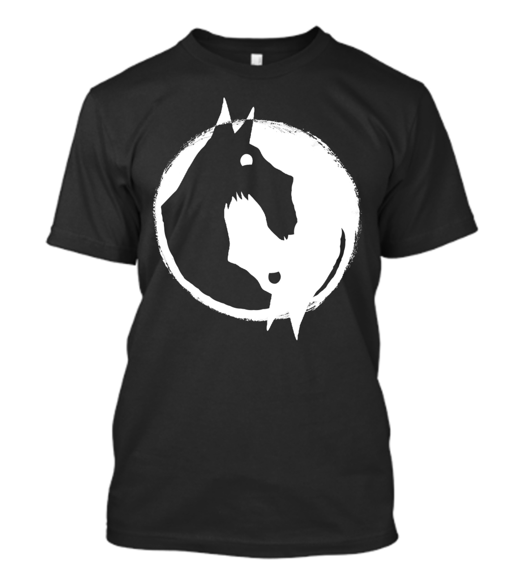 Yin Yang Dog Scottish Terrier T-Shirt