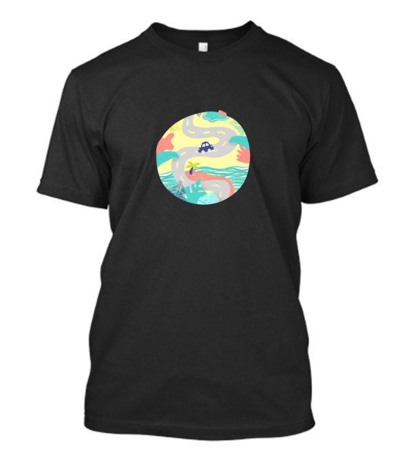 Summer Adventure: Scenic Road And Nature Pathways T-Shirt