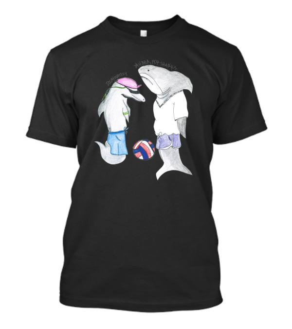 Dolphinately Yah Bra For Sharks Volleyball Encounter T-Shirt