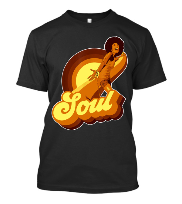 Soul 70s Funk Afro Retro Vibes T-Shirt