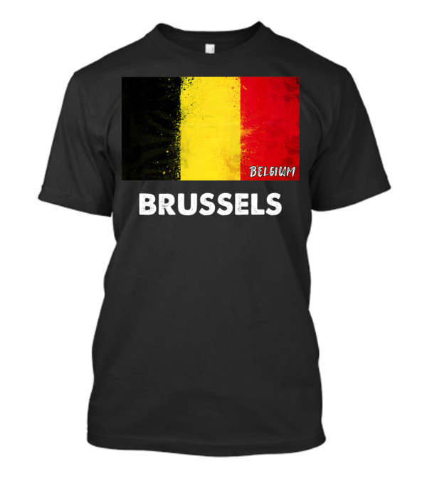Brussels Belgium Flag Colors T-Shirt