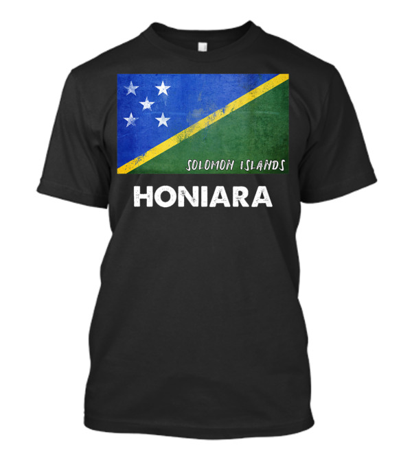 Honiara Solomon Islands Flag T-Shirt
