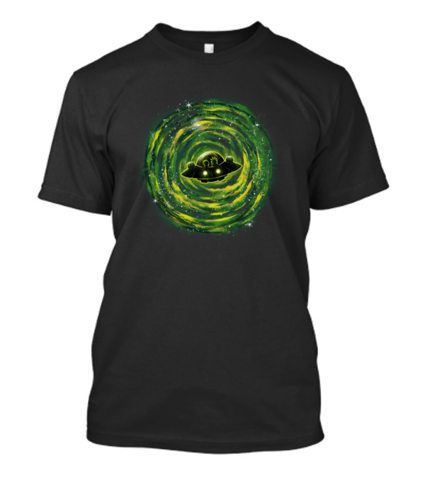 Dimensional Portal Spaceship Rikt T-Shirt