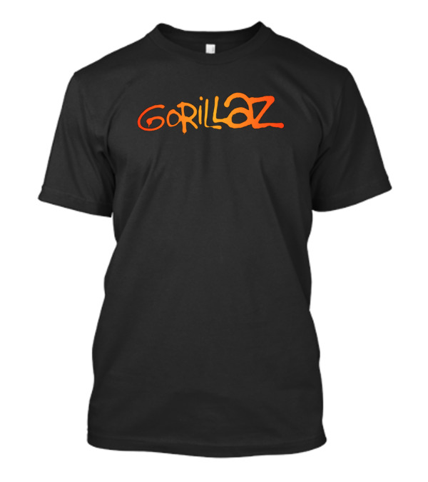Gorillaz Gradient Logo Fan Merch T-Shirt