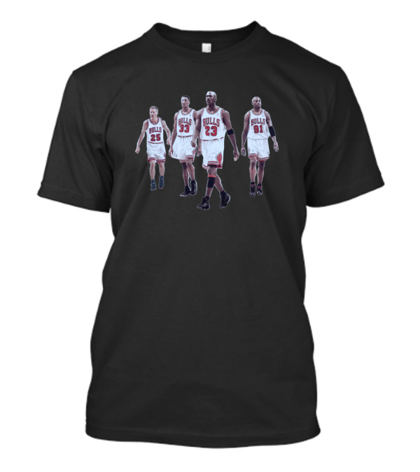 Bulls 23 Basketball Legends Team 25 33 91 Michael Jordanxpmgf T-Shirt