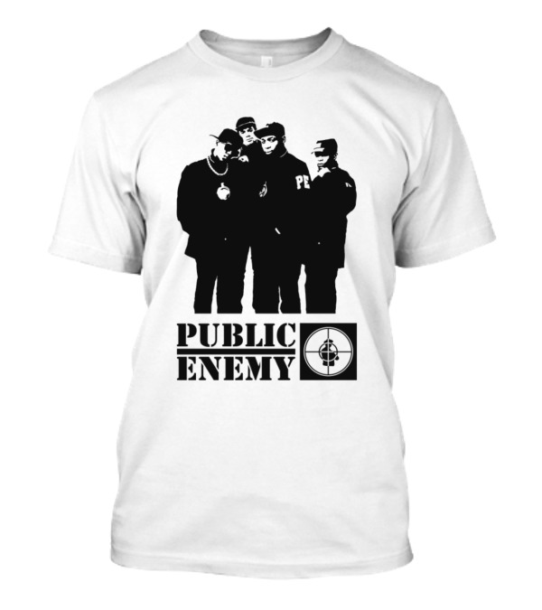 Public Enemy Silhouette With Crosshairs T-Shirt