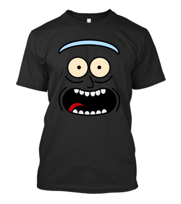 Pickle Rick Face Expression T-Shirt