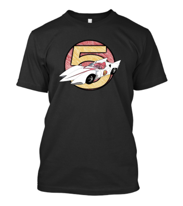 Mach 5 Speed Racer Sketch Car 5 T-Shirt