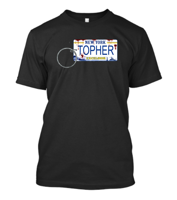 NEW YORK TOPHER EXCELSIOR Keychain License Plate T-Shirt