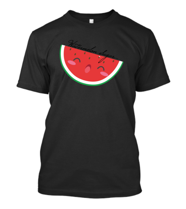 Watermelon Sugar Cute Kawaii Smiling Slice T-Shirt