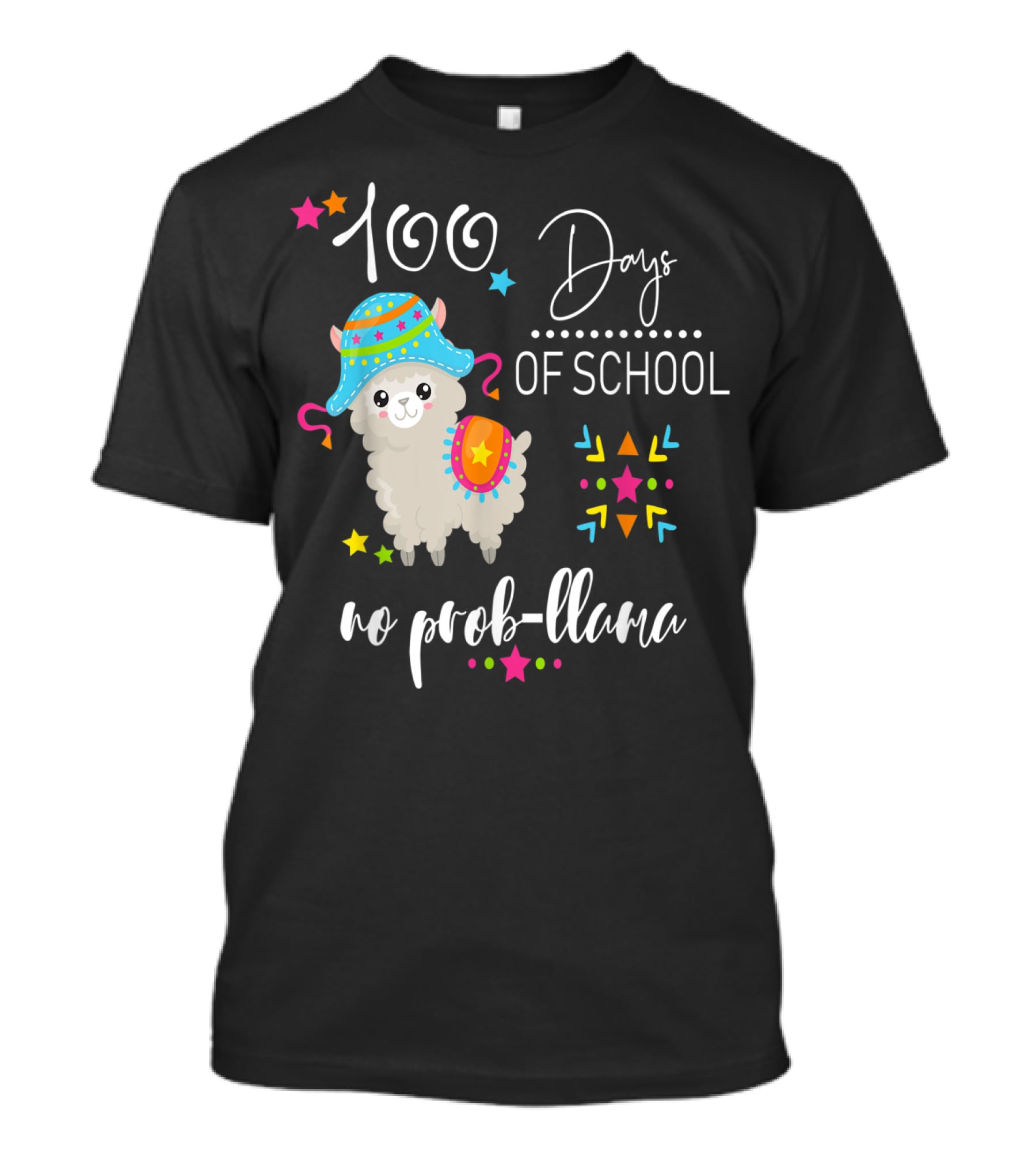 100 Days Of School No Prob-llama T-Shirt