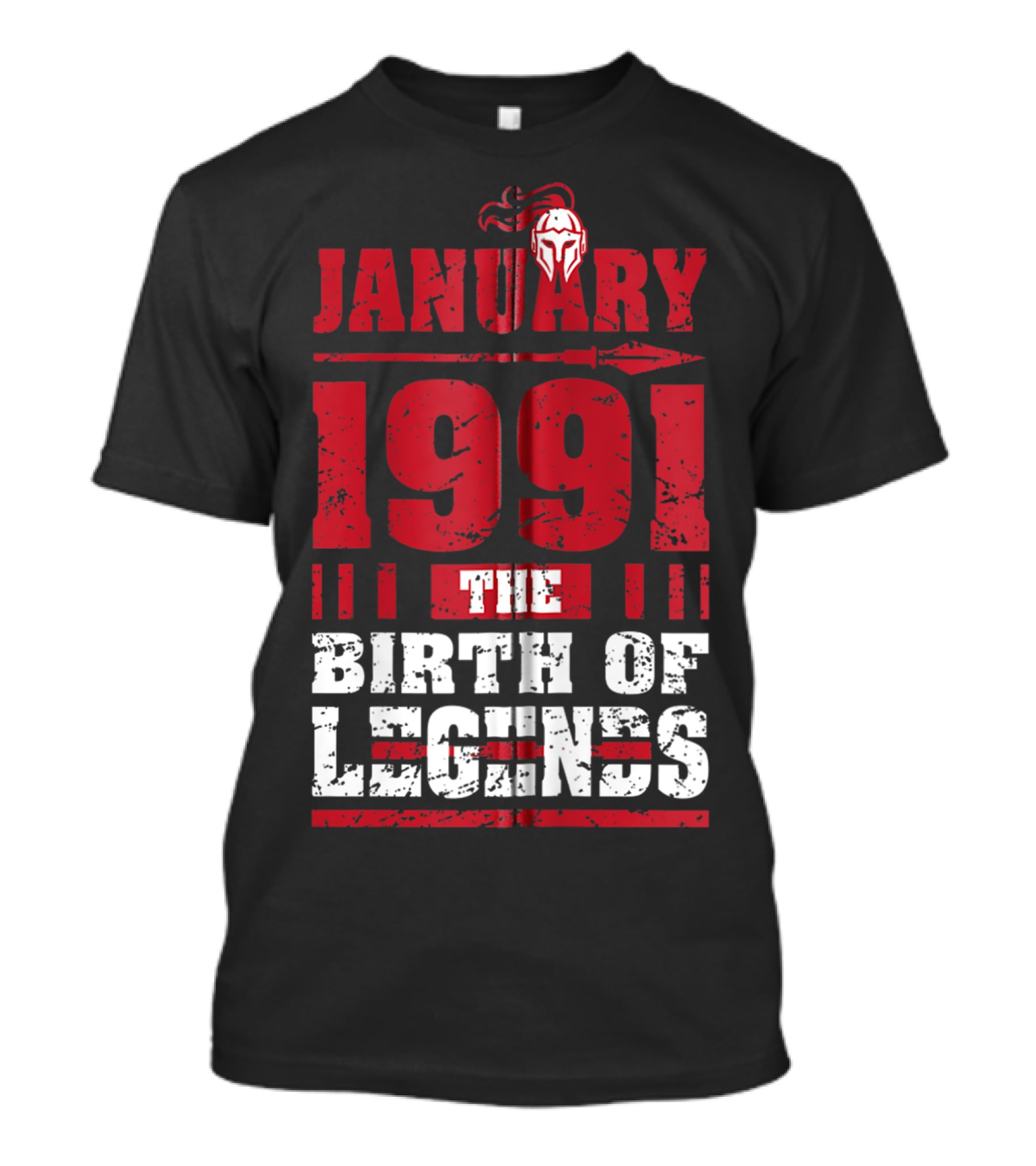 January 1991 The Birth Of Legends Helmet Emblem T-Shirt