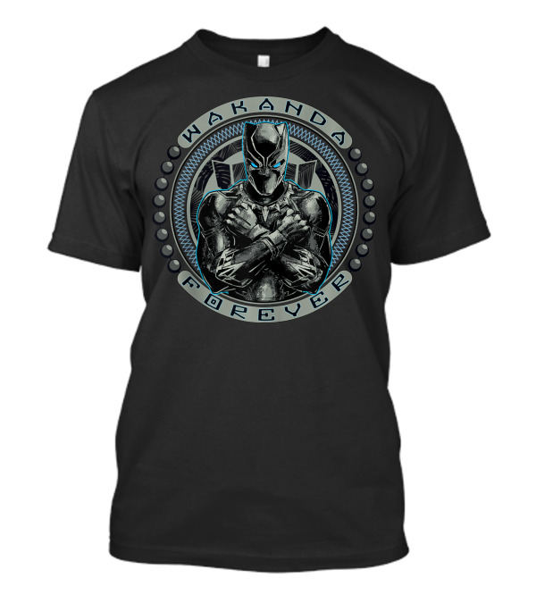 Marvel Black Panther Wakanda Forever Arms Crossed Iconic T-Shirt